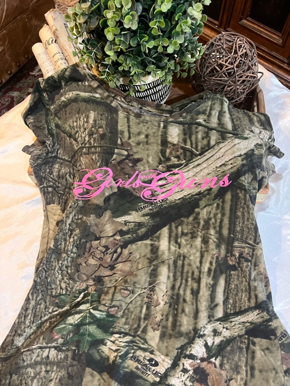 Realtree Camo Short-Sleeve Tee - Pink Logo